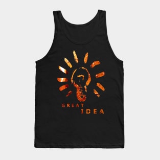 Great Idea Light bulb Tank Top